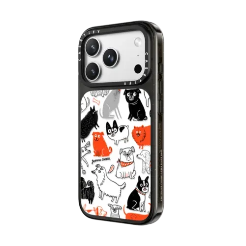 Dog Pattern - iPhone 18 Pro Max - Impact Case MagSafe Compatible - Glossy