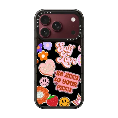 Self Love Stickers by Illustrated by Charlie - iPhone 18 Pro - Impact Case MagSafe Compatible - Glossy