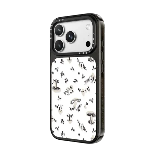 MUSHROOM FLORAL - iPhone 18 Pro - Impact Case MagSafe Compatible - Glossy