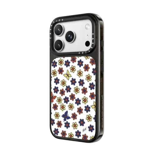 BUTTERFLY DAISY - iPhone 18 Pro - Impact Case MagSafe Compatible - Glossy