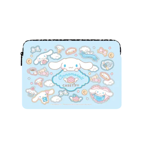 Cinnamoroll Lovely Cafe Sticker Laptop Sleeve - Large (16") - Impact Laptop Sleeve