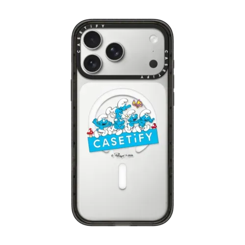 The Smurfs Logo Blend Case - iPhone 17 Pro Max - Impact Case MagSafe Compatible