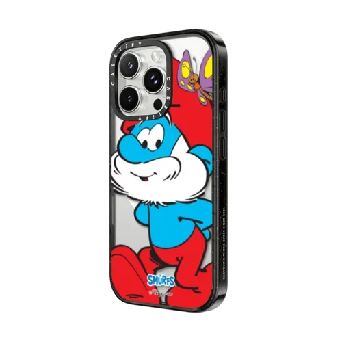 Jumbo Character Papa Smurf Case - iPhone 16 Pro Max - Impact Case MagSafe Compatible