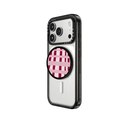 Berry Stripes - Snappy Grip Stand - Snappy Grip Stand MagSafe Compatible