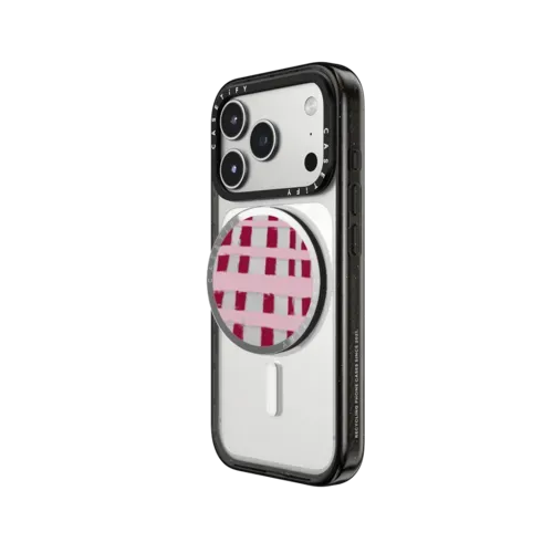 Berry Stripes - Snappy Grip Stand - Snappy Mirror Grip Stand MagSafe Compatible