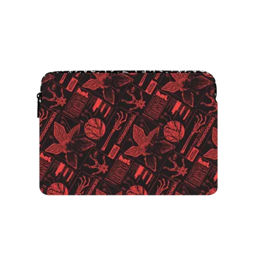 Stranger Things Bio Form Pattern Laptop Sleeve - Large (16") - Impact Laptop Sleeve