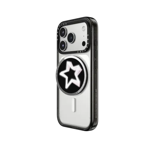 Dreamy Star - Black - Snappy Grip Stand - Snappy Mirror Grip Stand MagSafe Compatible