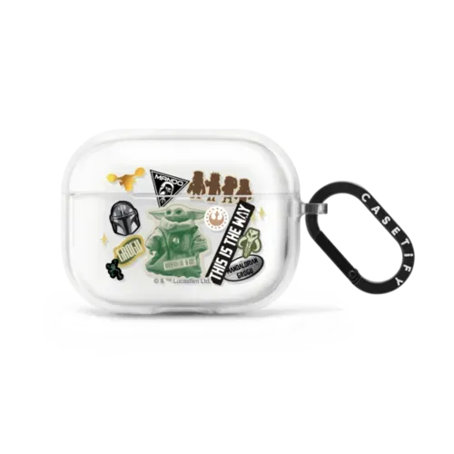 The Mandalorian and Grogu Stickermania Earbuds Case - AirPods Pro 2 - Earbuds Impact Case