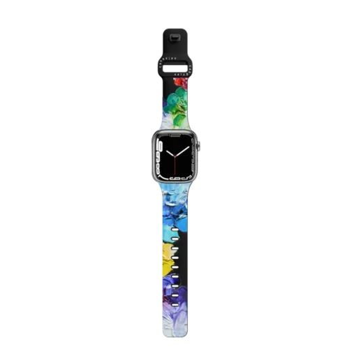 Rainbow Color Wheel - Apple Watch Series 7-9 (45mm) - Impact Band